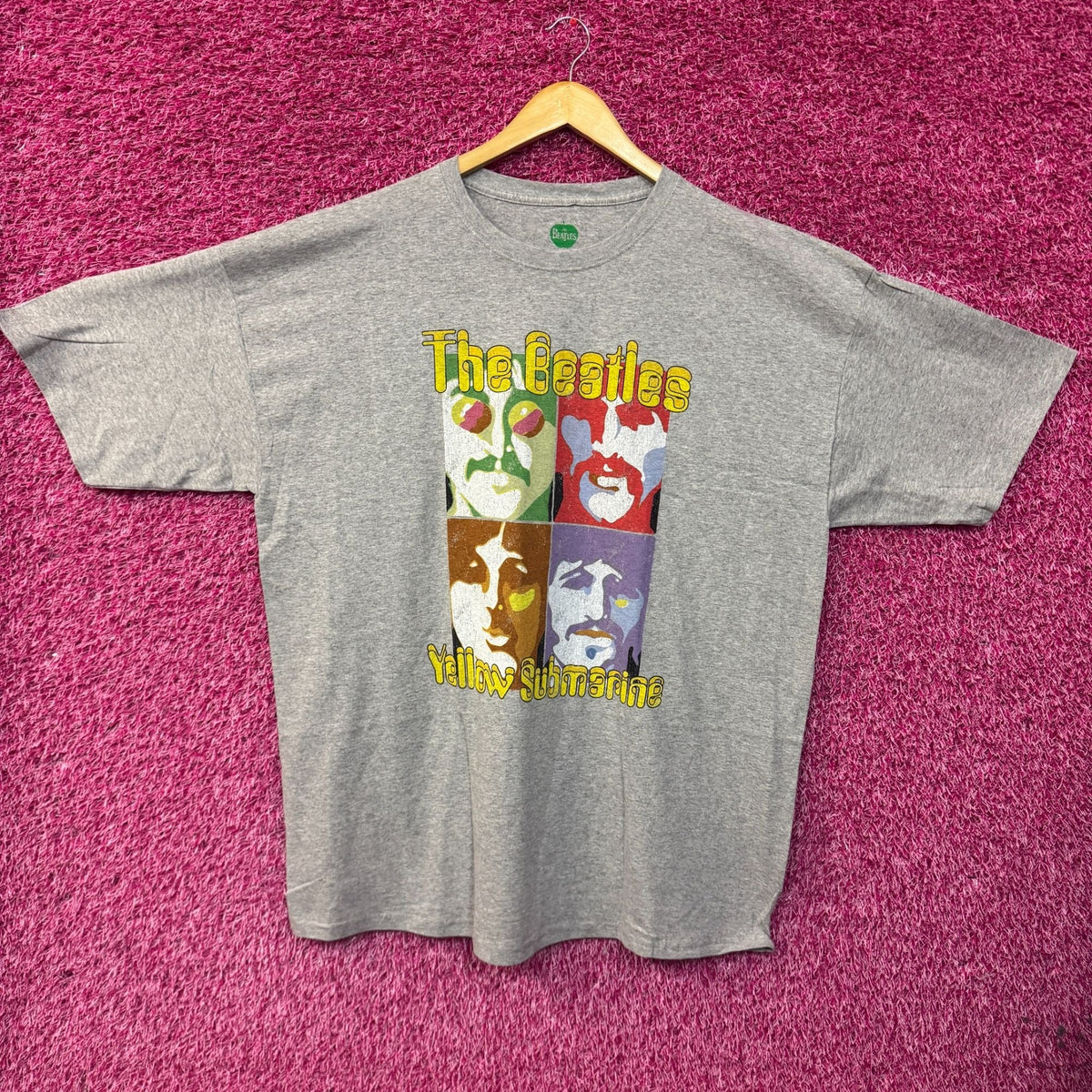 The Beatles Yellow Submarine Album Pop Art Rock Band Tee XXL product image 1