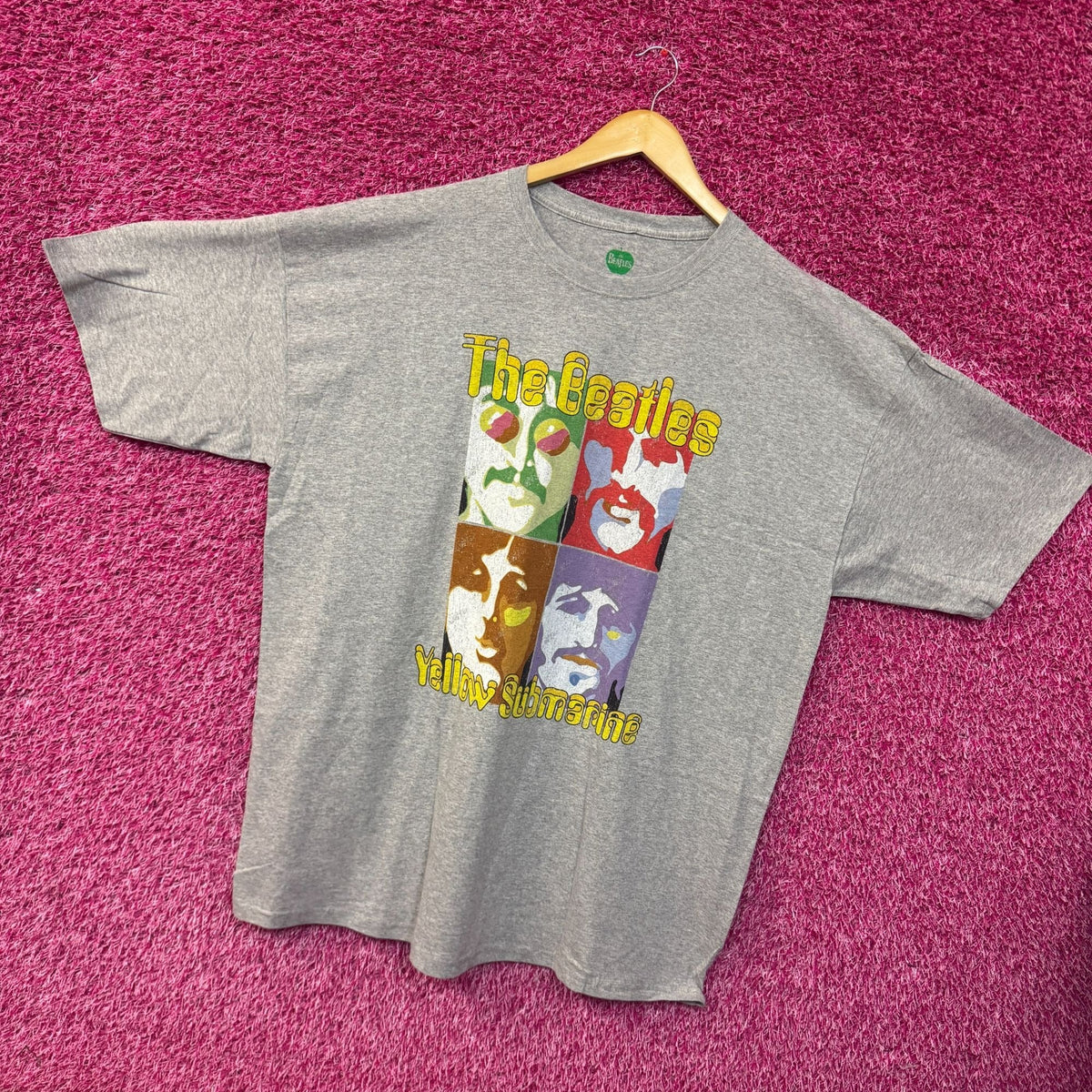 The Beatles Yellow Submarine Album Pop Art Rock Band Tee XXL product image 3