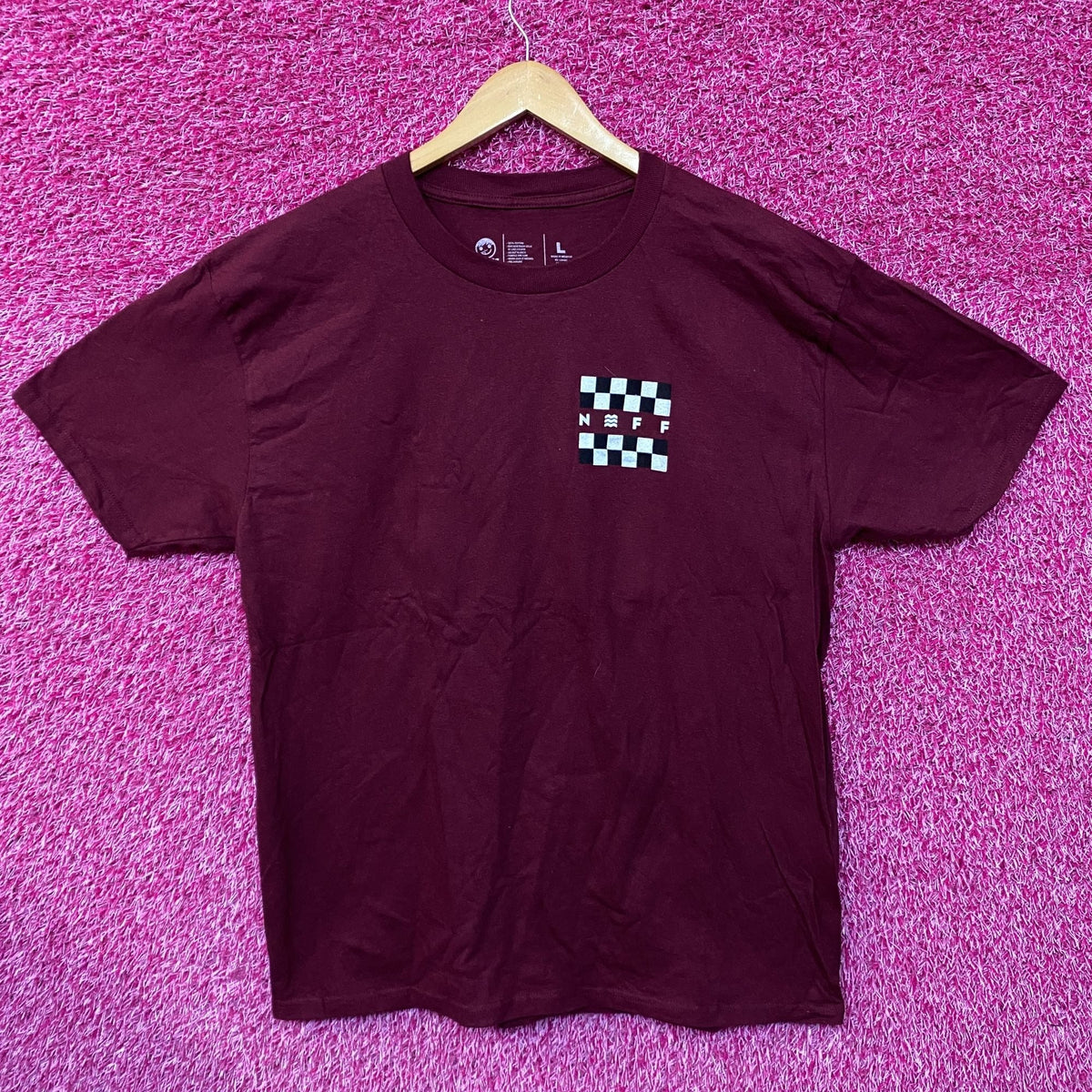 Neff Checkered Skater & Surfer Streetwear Tee L product image 3