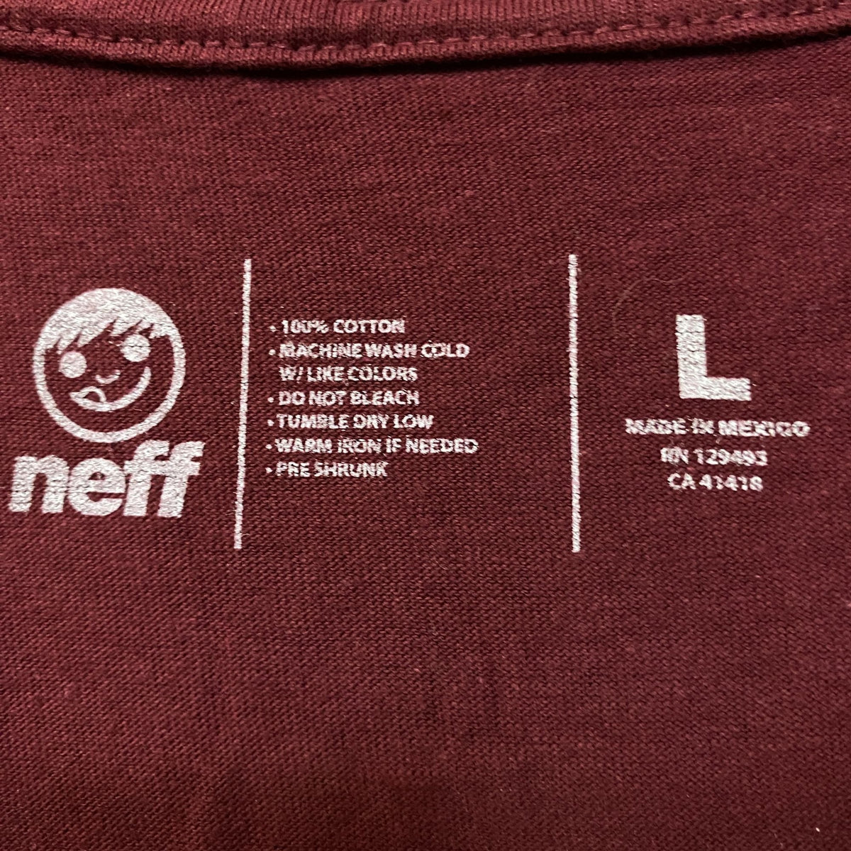 Neff Checkered Skater & Surfer Streetwear Tee L product image 4