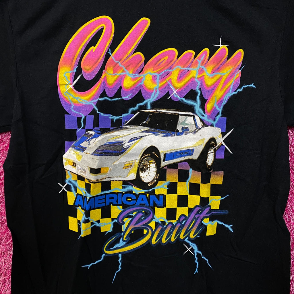 Chevy Corvette American Built Car Promo Tshirt size Medium product image 2