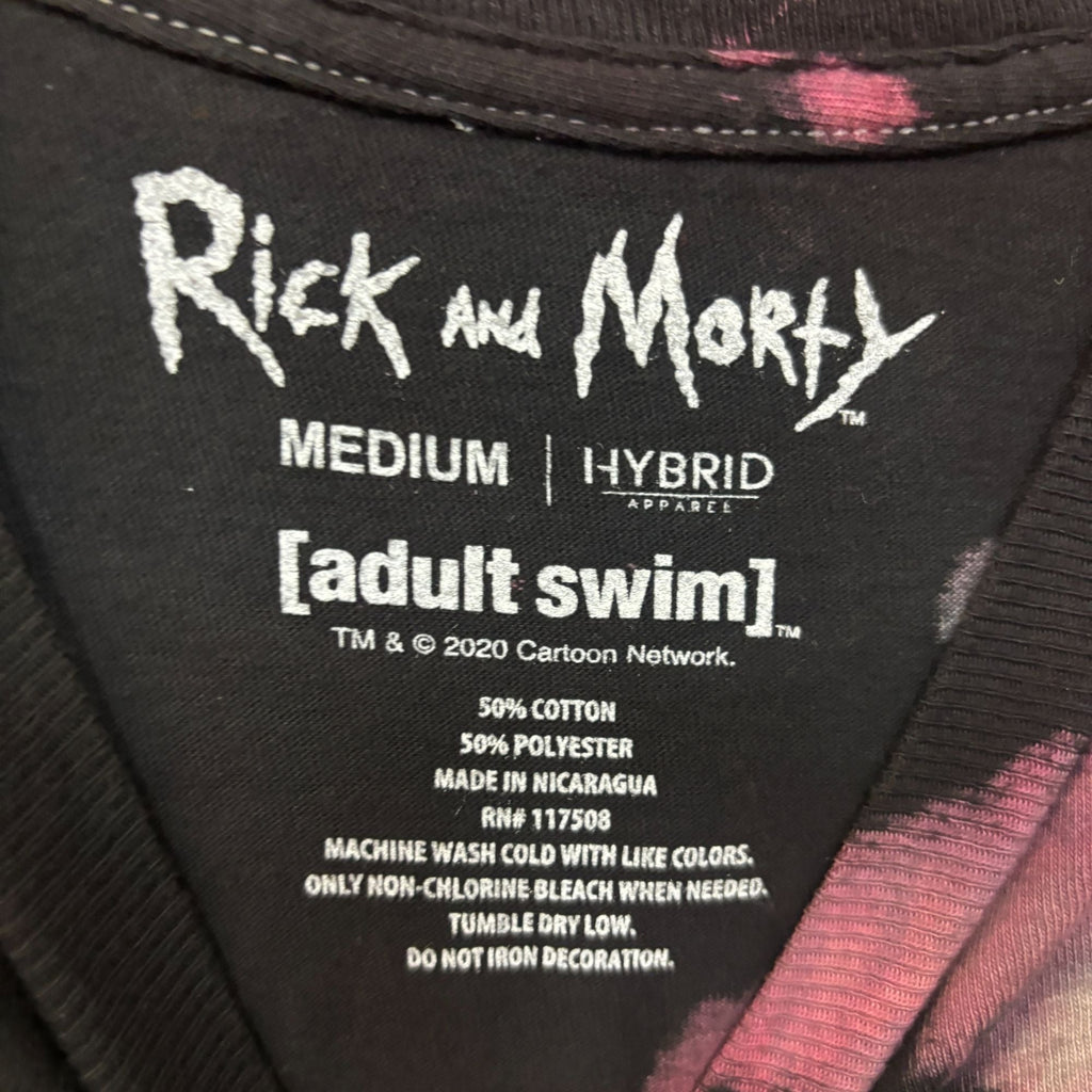 Rick and Morty Family Portrait tiedye T-shirt size medium product image 4