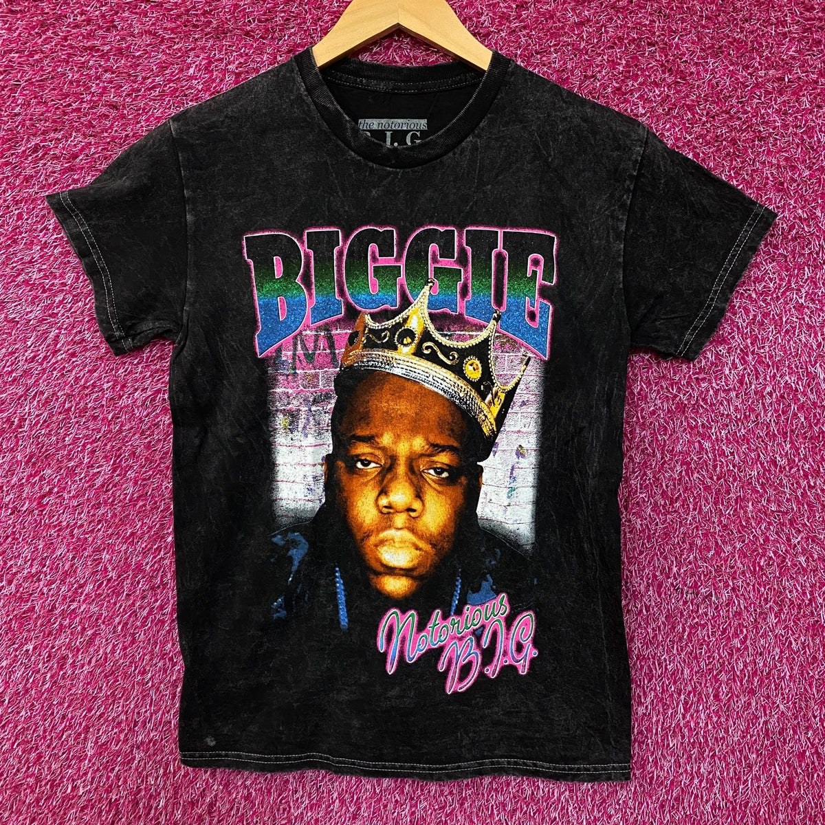 Biggie Smalls Crown King of New York Graphic Mineral Wash product image 1