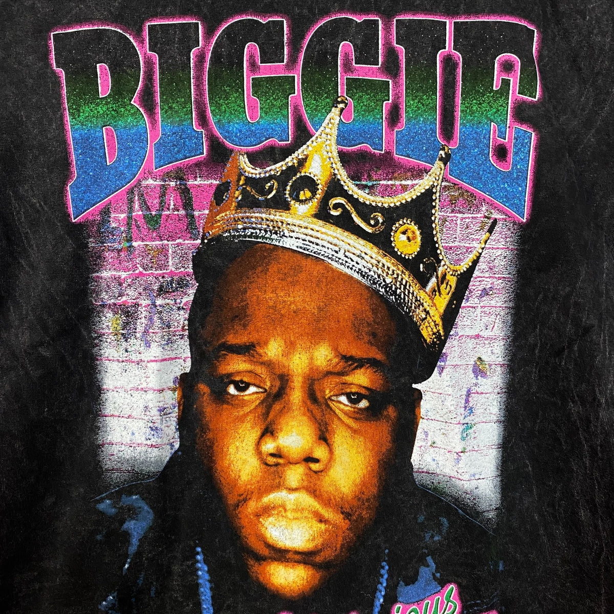 Biggie Smalls Crown King of New York Graphic Mineral Wash product image 2
