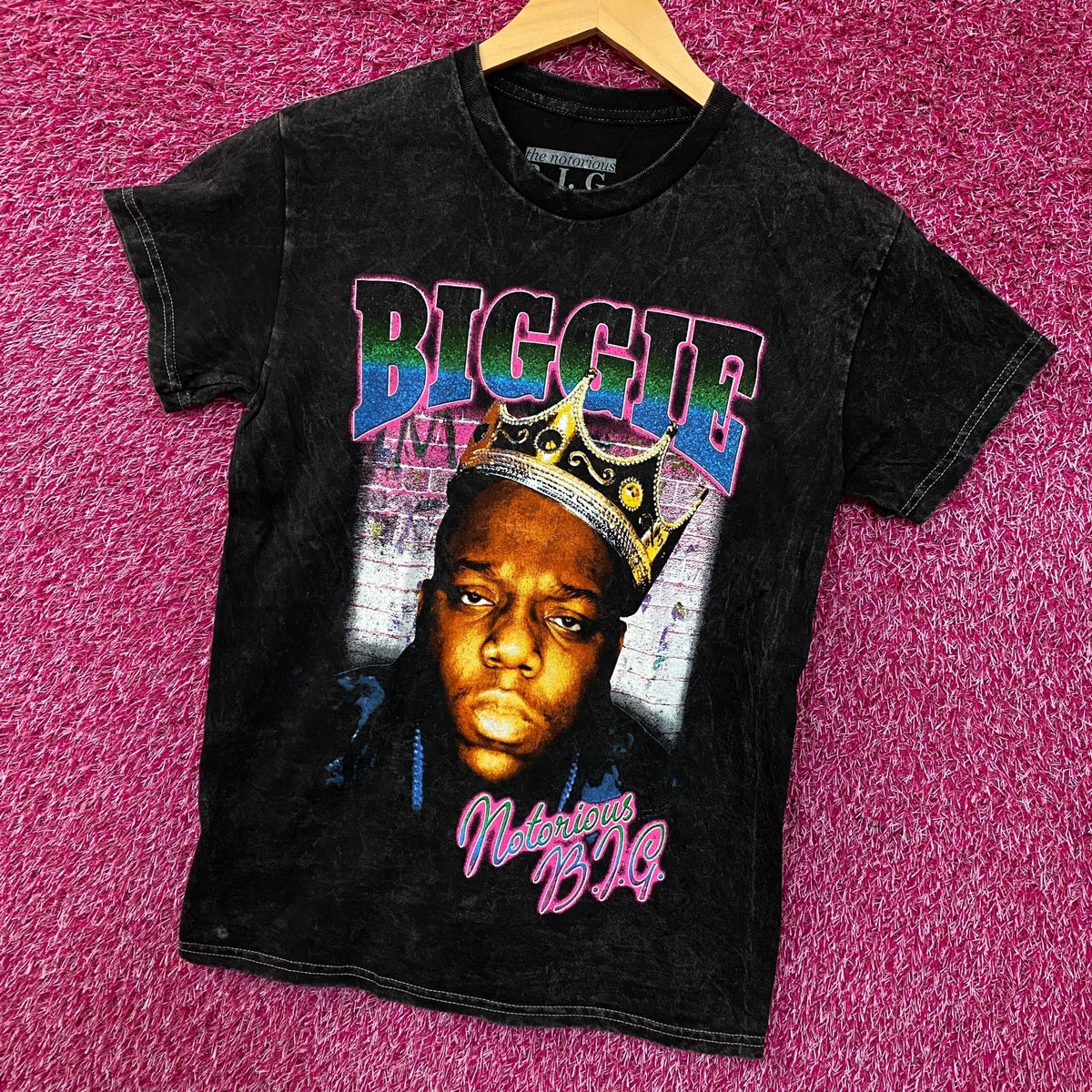 Biggie Smalls Crown King of New York Graphic Mineral Wash product image 3