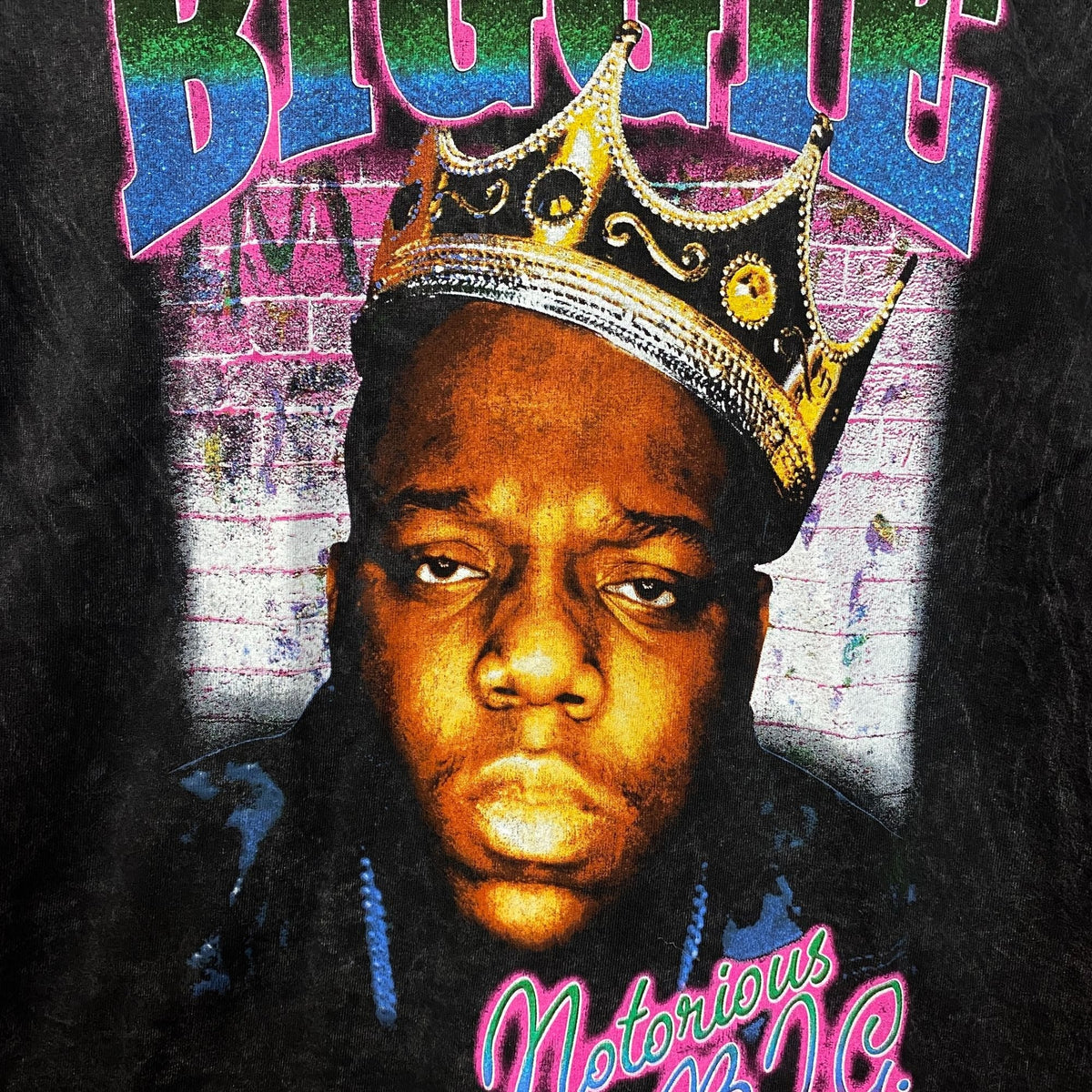 Biggie Smalls Crown King of New York Graphic Mineral Wash product image 4