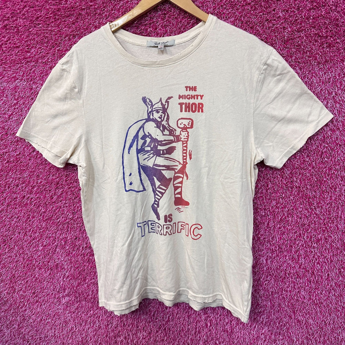 The Mighty Thor is Terrific Marvel Comics Oversized Tee L product image 1