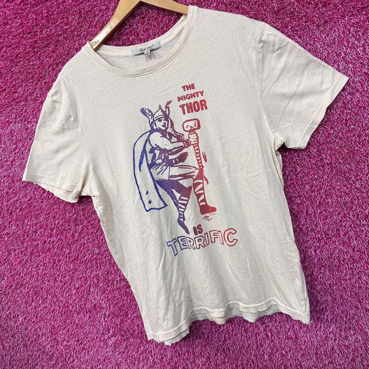 The Mighty Thor is Terrific Marvel Comics Oversized Tee L product image 3