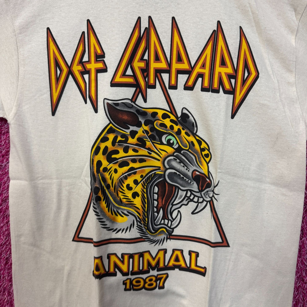 Def Leppard Animal 1987 Americana Tattoo Heavy Metal Tee M product image 2
