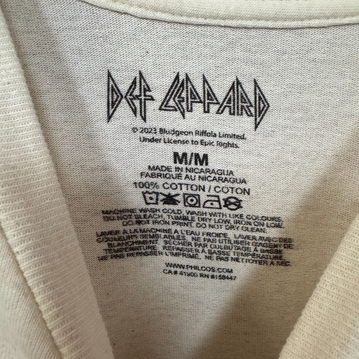 Def Leppard Animal 1987 Americana Tattoo Heavy Metal Tee M product image 4