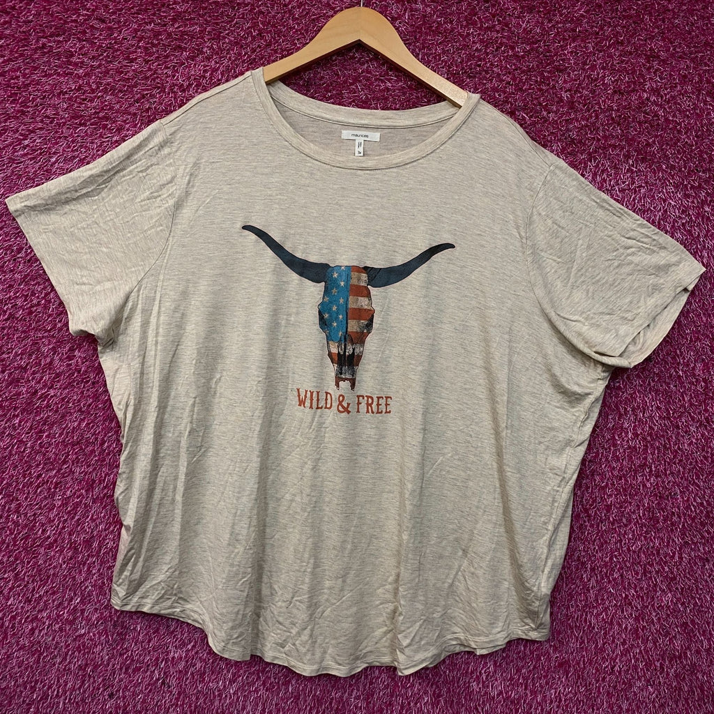 Maurices Americana Wild & Free Graphic T-Shirt 3XL product image 3