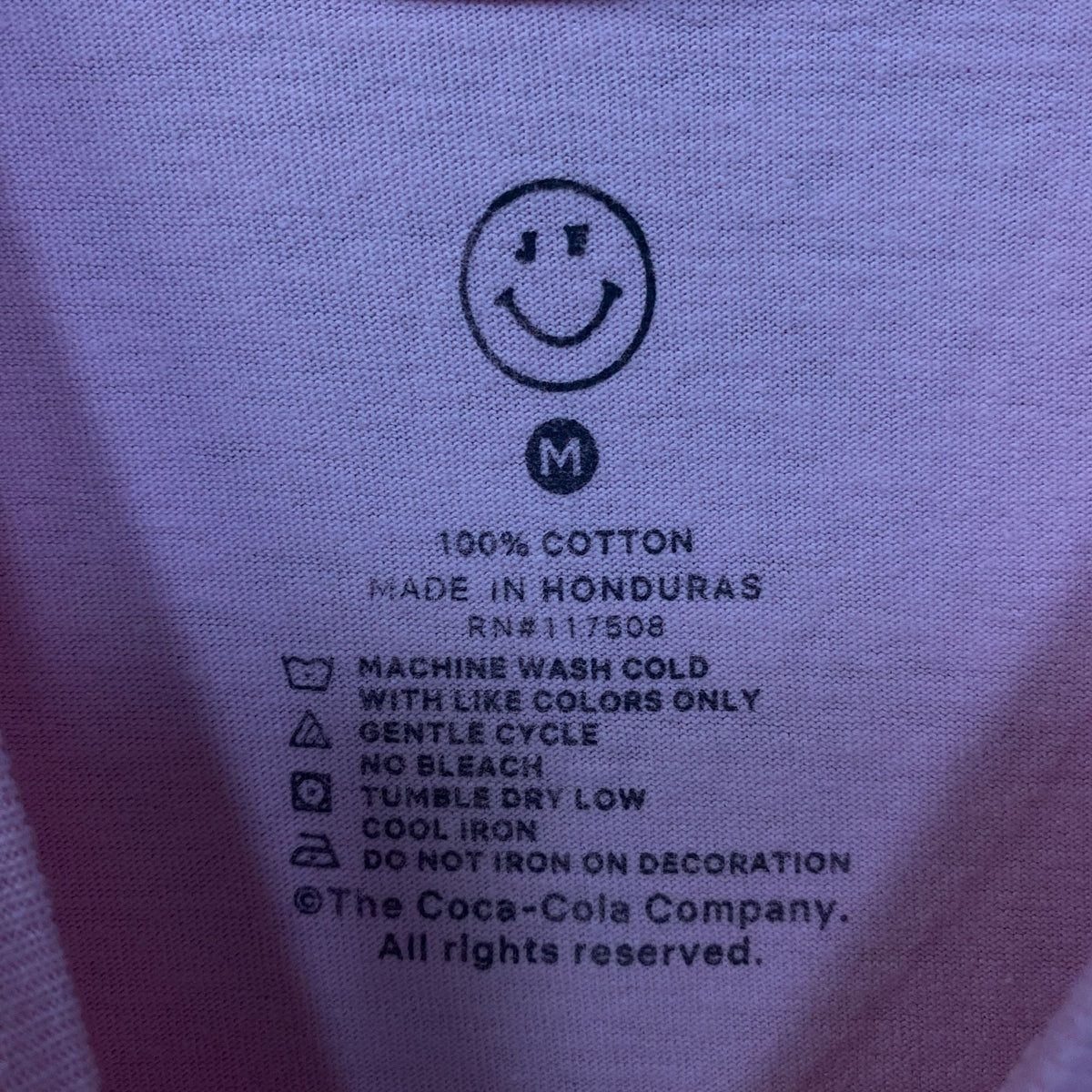 Coca-Cola Share Hearts Coke Pink Graphic T-Shirt Medium product image 4