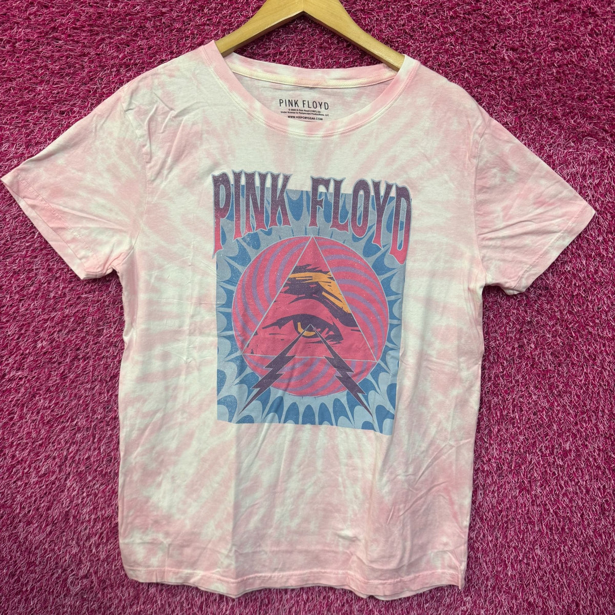 Pink Floyd Dark Side of the Moon Psychedelic Band Tie Dye M product image 1
