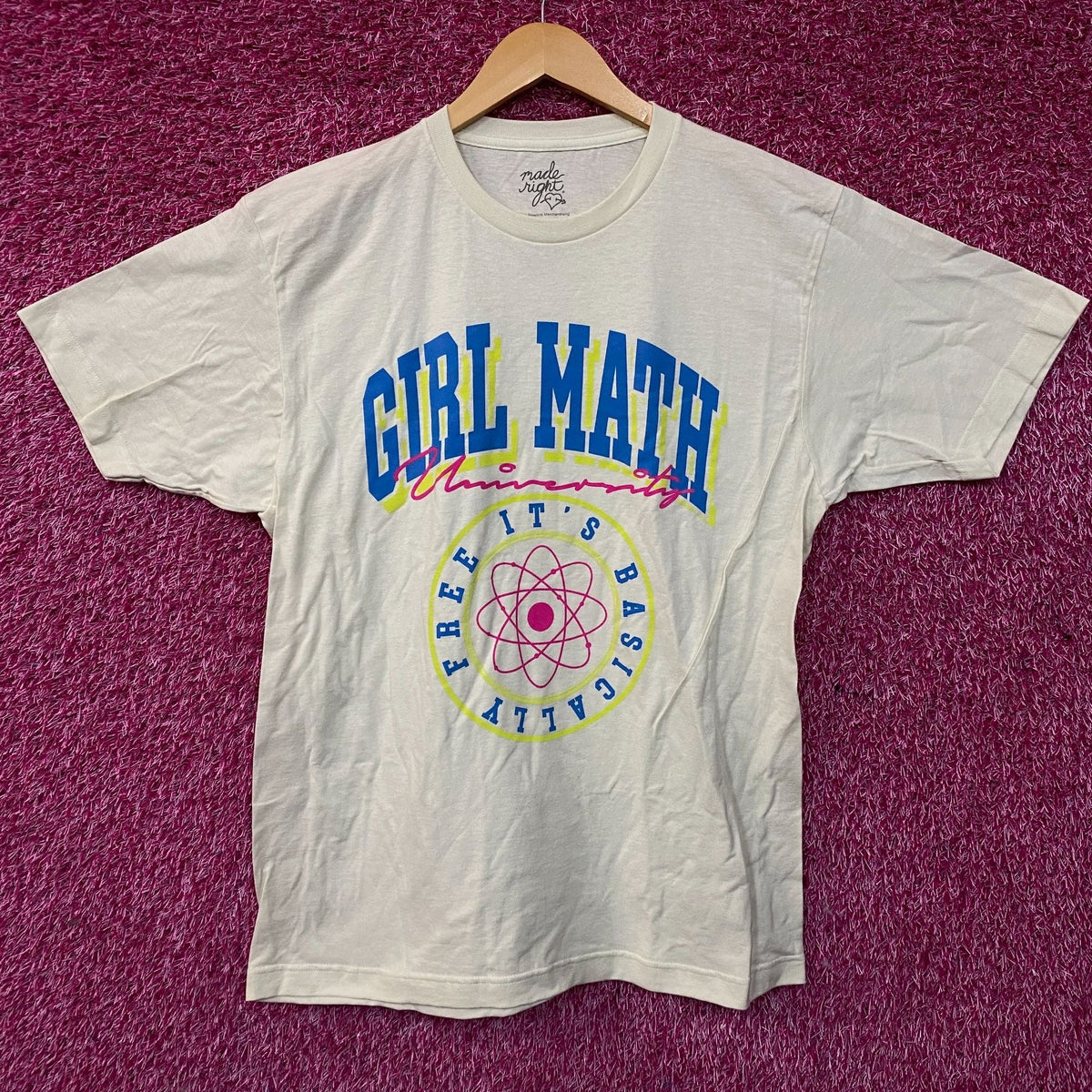 Bioworld "Girl Math University" Graphic T-shirt Large product image 1