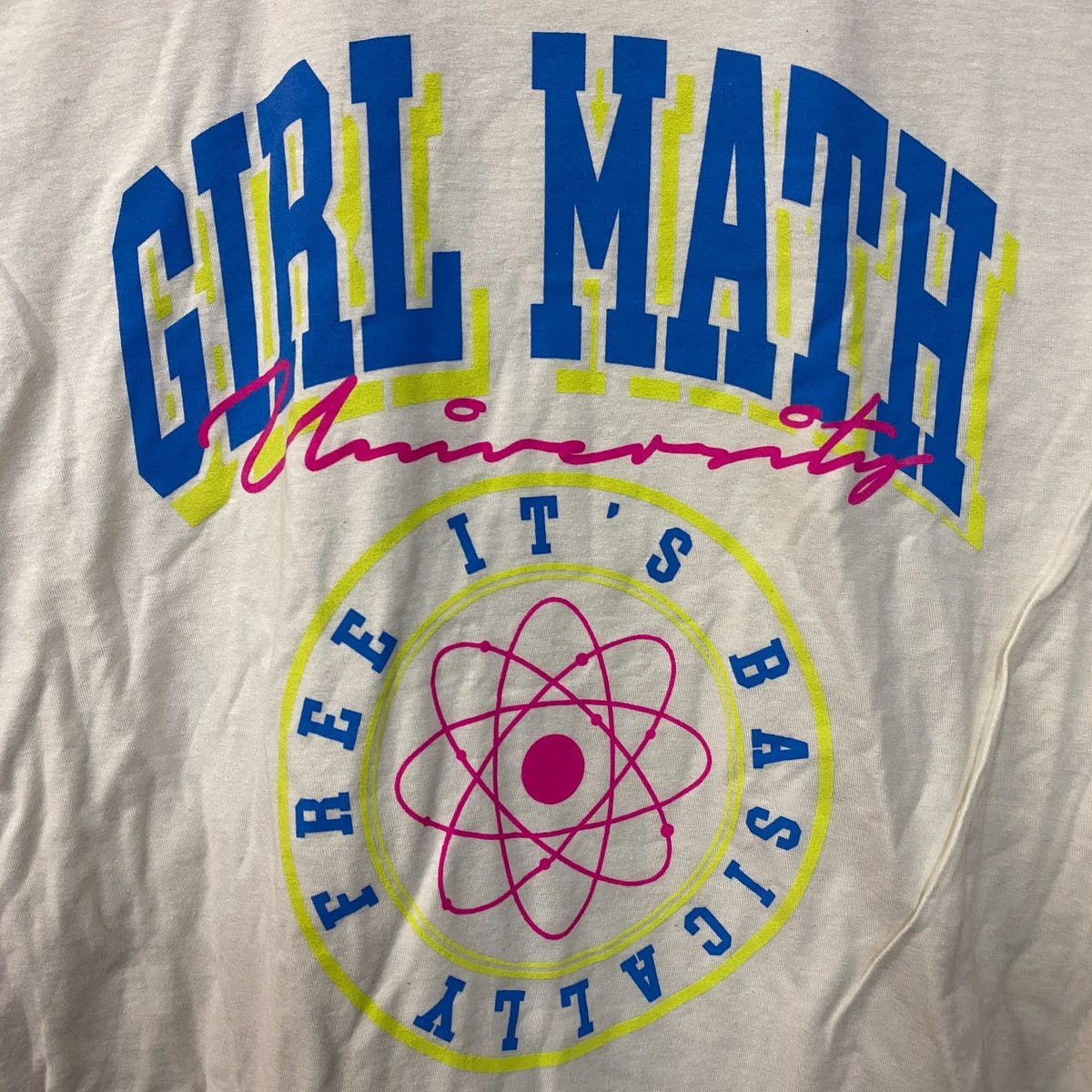 Bioworld "Girl Math University" Graphic T-shirt Large product image 2