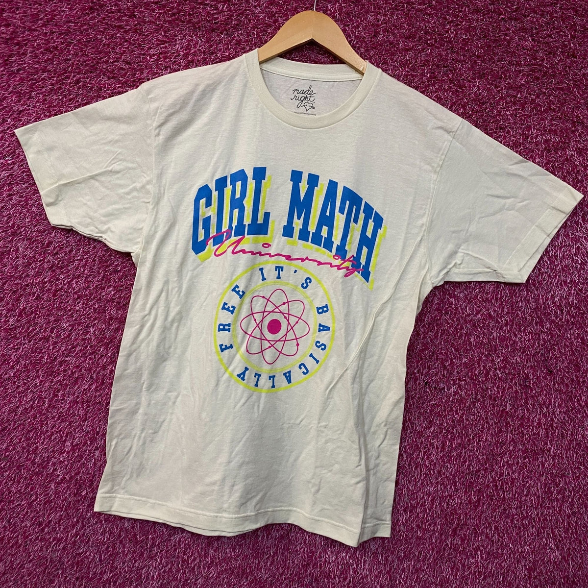 Bioworld "Girl Math University" Graphic T-shirt Large product image 3