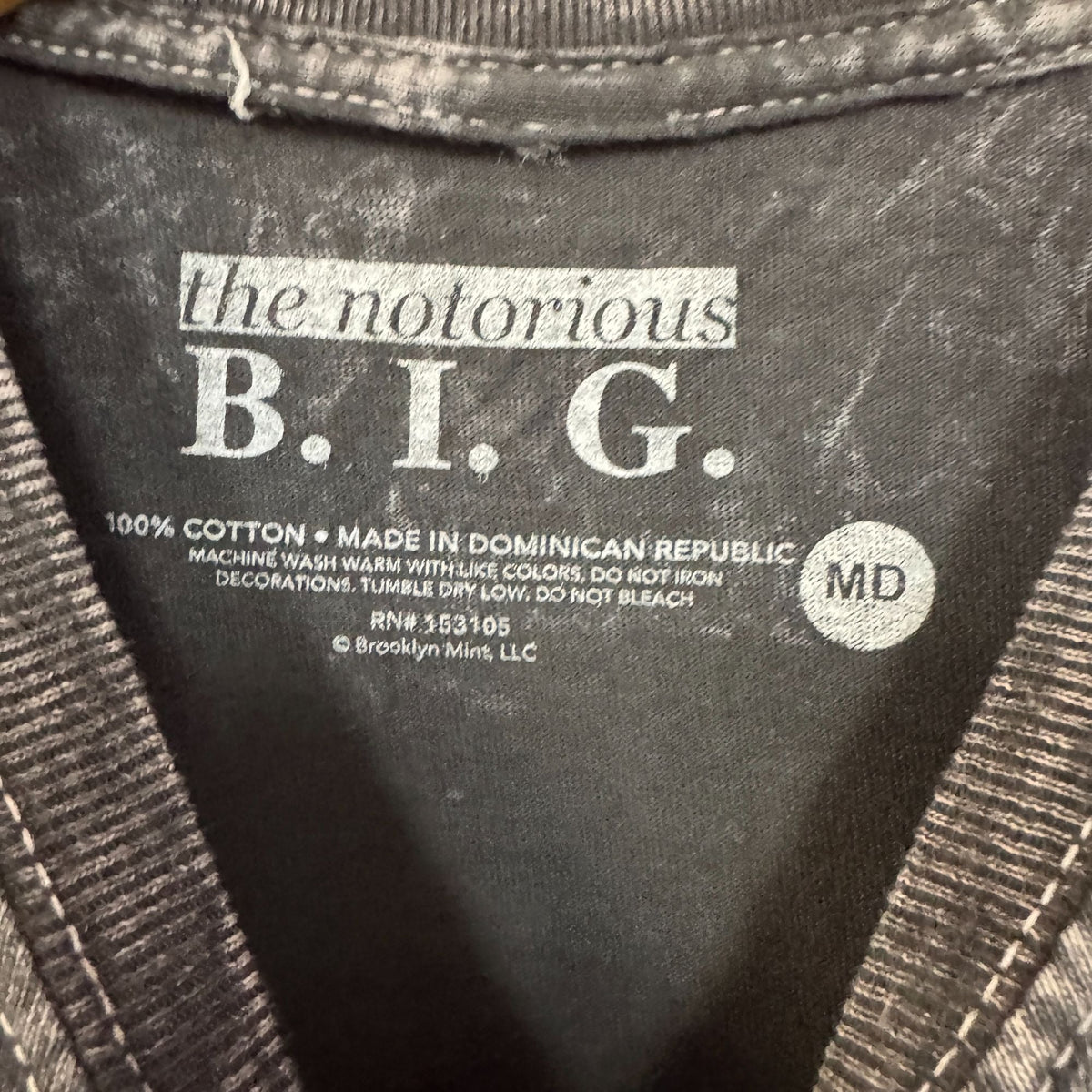 Biggie Smalls Ready to Die Album Photoshoot Hip Hop Tee M product image 4