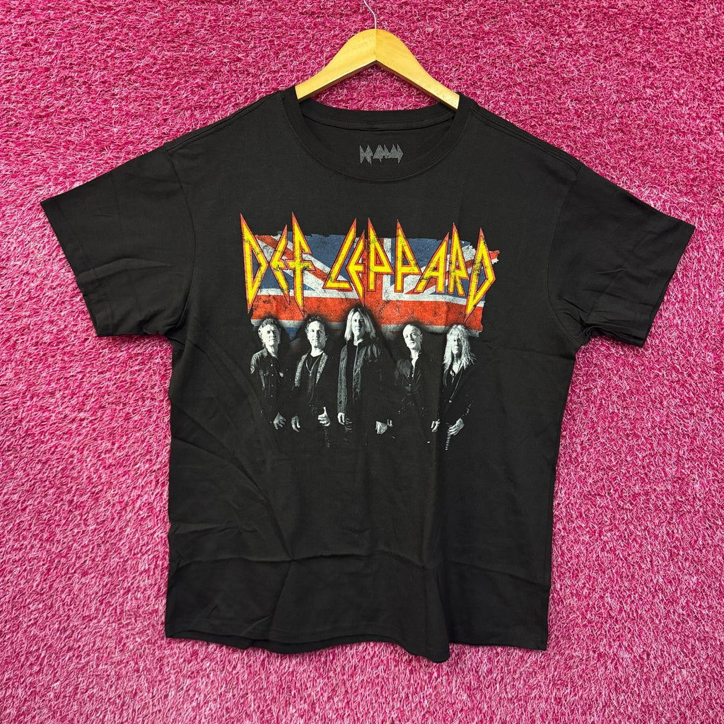 Def Leppard All Timers Union Jack Heavy Metal Band Tee 2XL product image 3