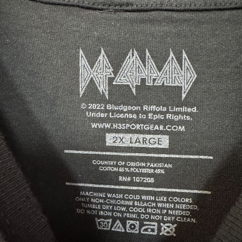 Def Leppard All Timers Union Jack Heavy Metal Band Tee 2XL product image 4