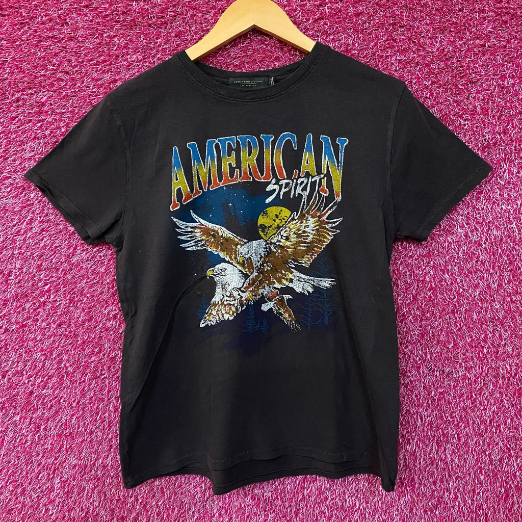American Spirit Eagle Flying Through the Night Tshirt size product image 1