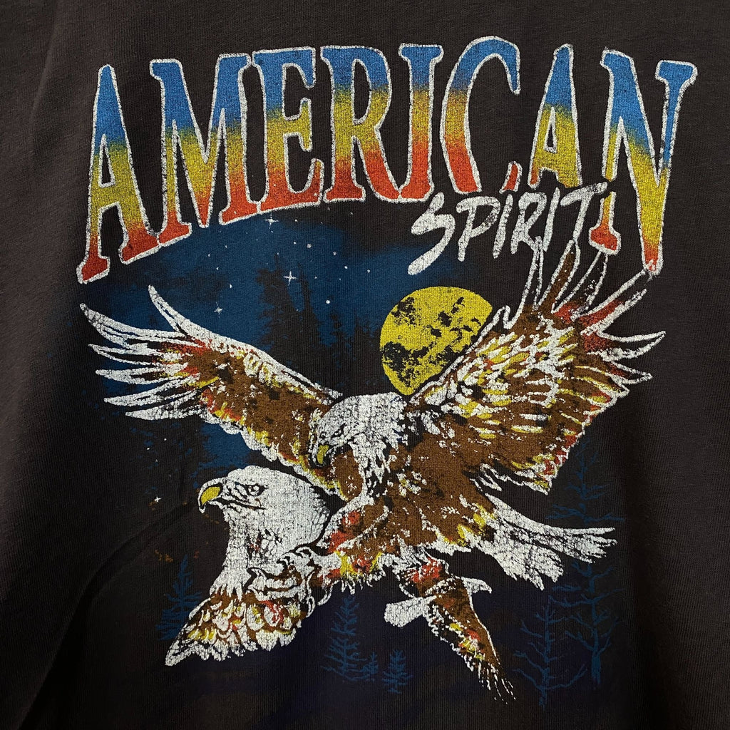 American Spirit Eagle Flying Through the Night Tshirt size product image 2