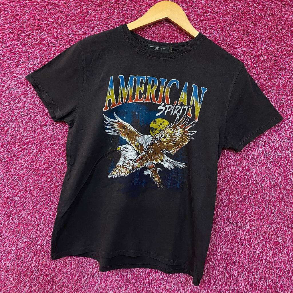 American Spirit Eagle Flying Through the Night Tshirt size product image 3