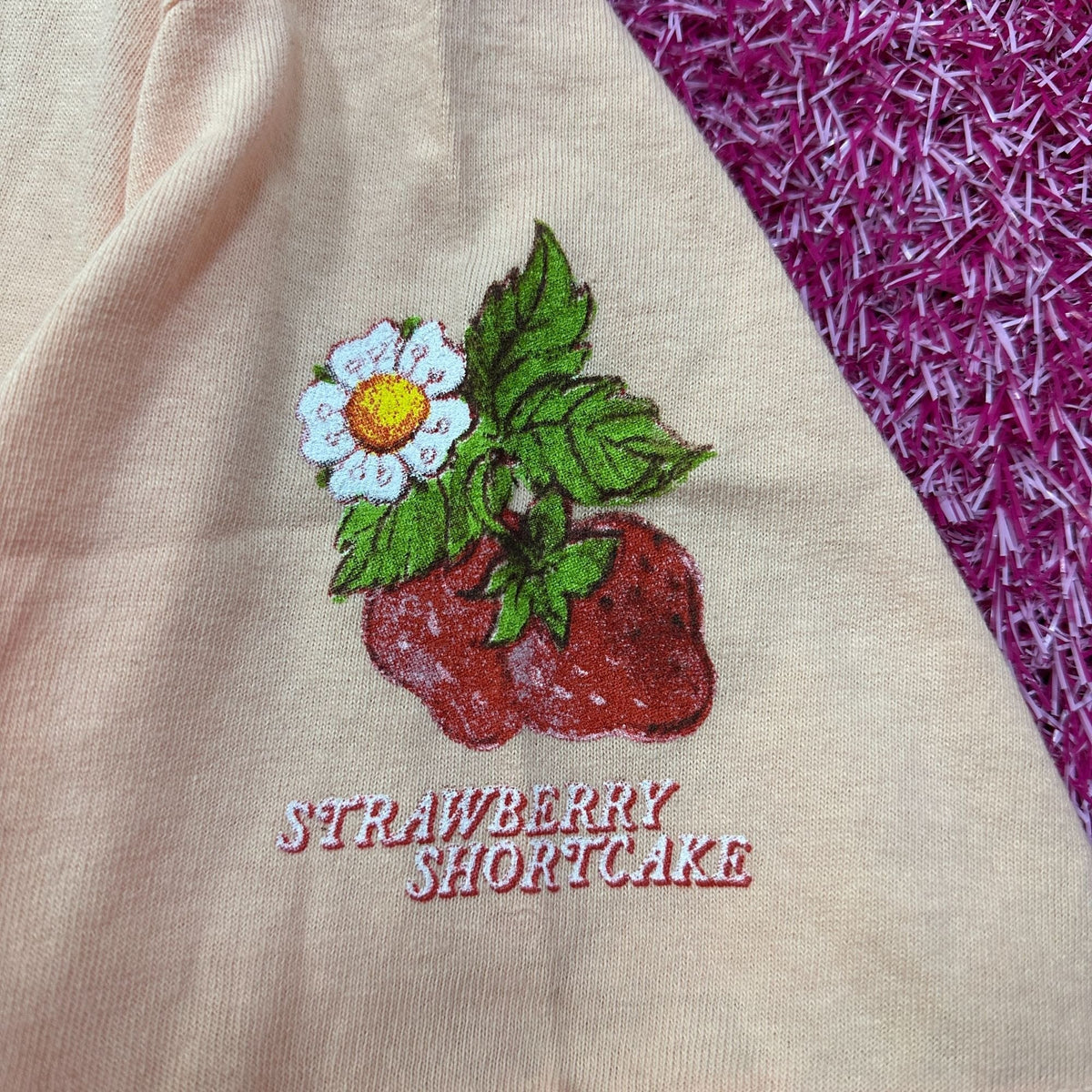 Strawberry Shortcake and Custard Lifes Sweet Crop Top L product image 4