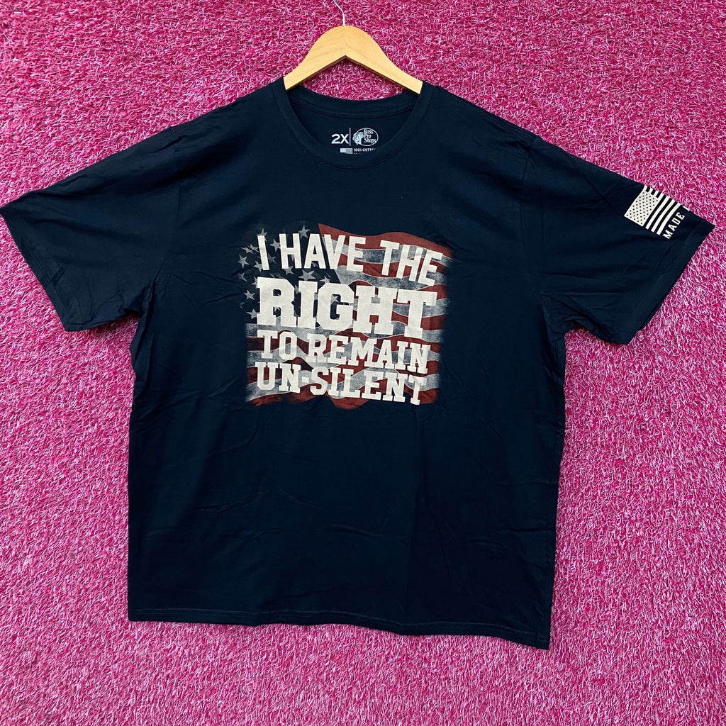 Bass Pro Shops Right To Remain Un-Silent Graphic T-Shirt 2XL product image 1