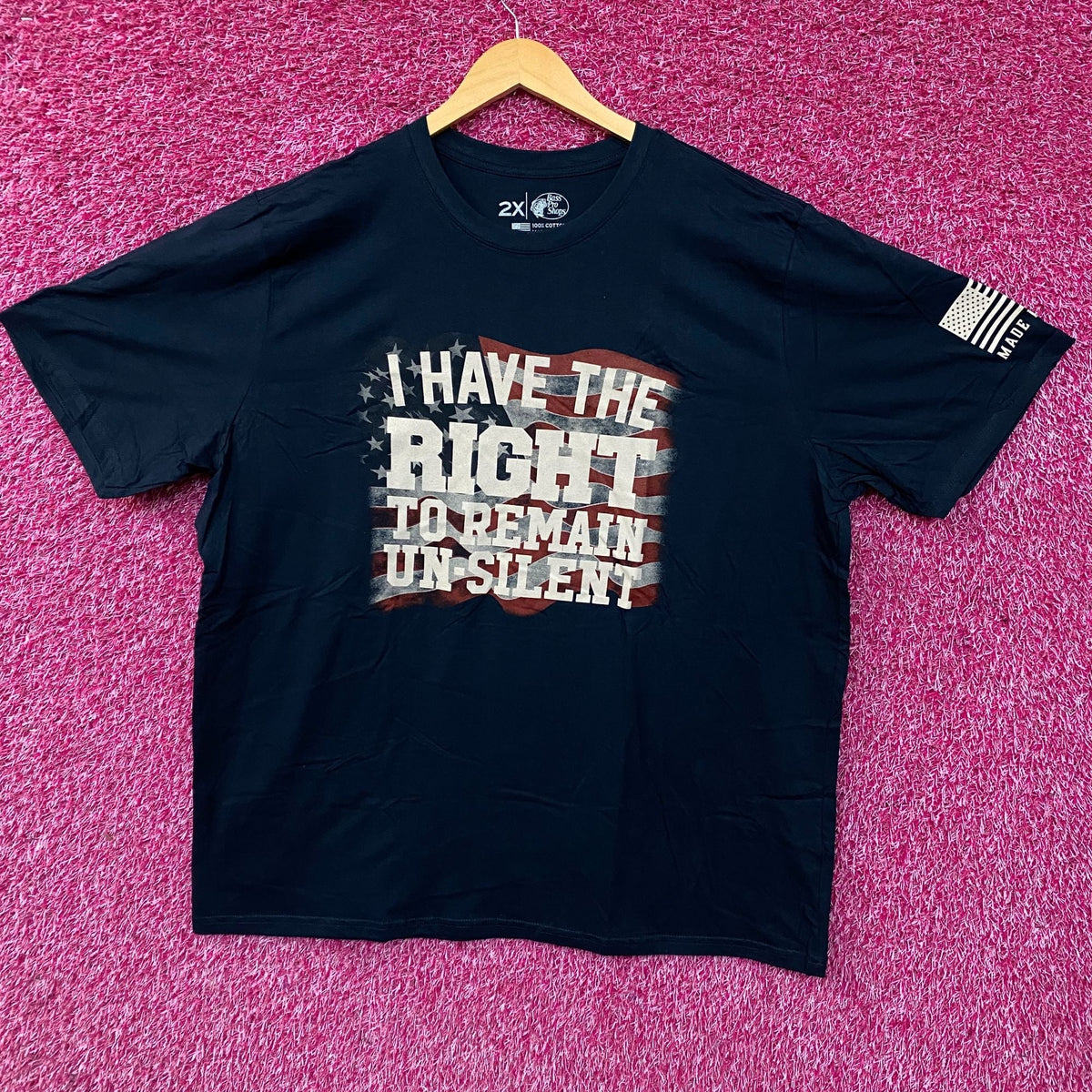 Bass Pro Shops Right To Remain Un-Silent Graphic T-Shirt 2XL product image 1