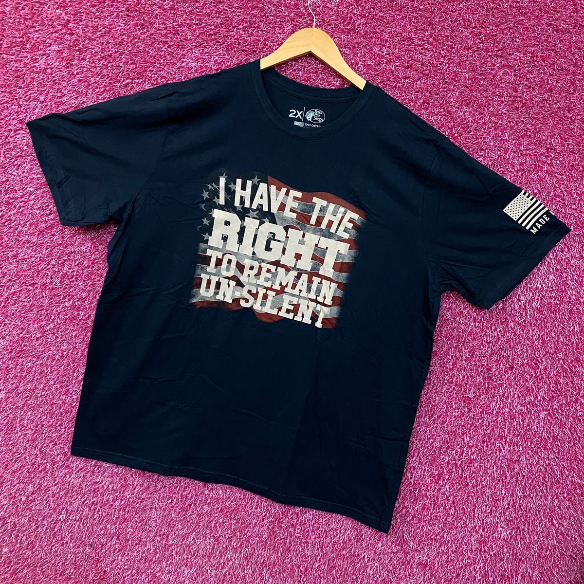Bass Pro Shops Right To Remain Un-Silent Graphic T-Shirt 2XL product image 3