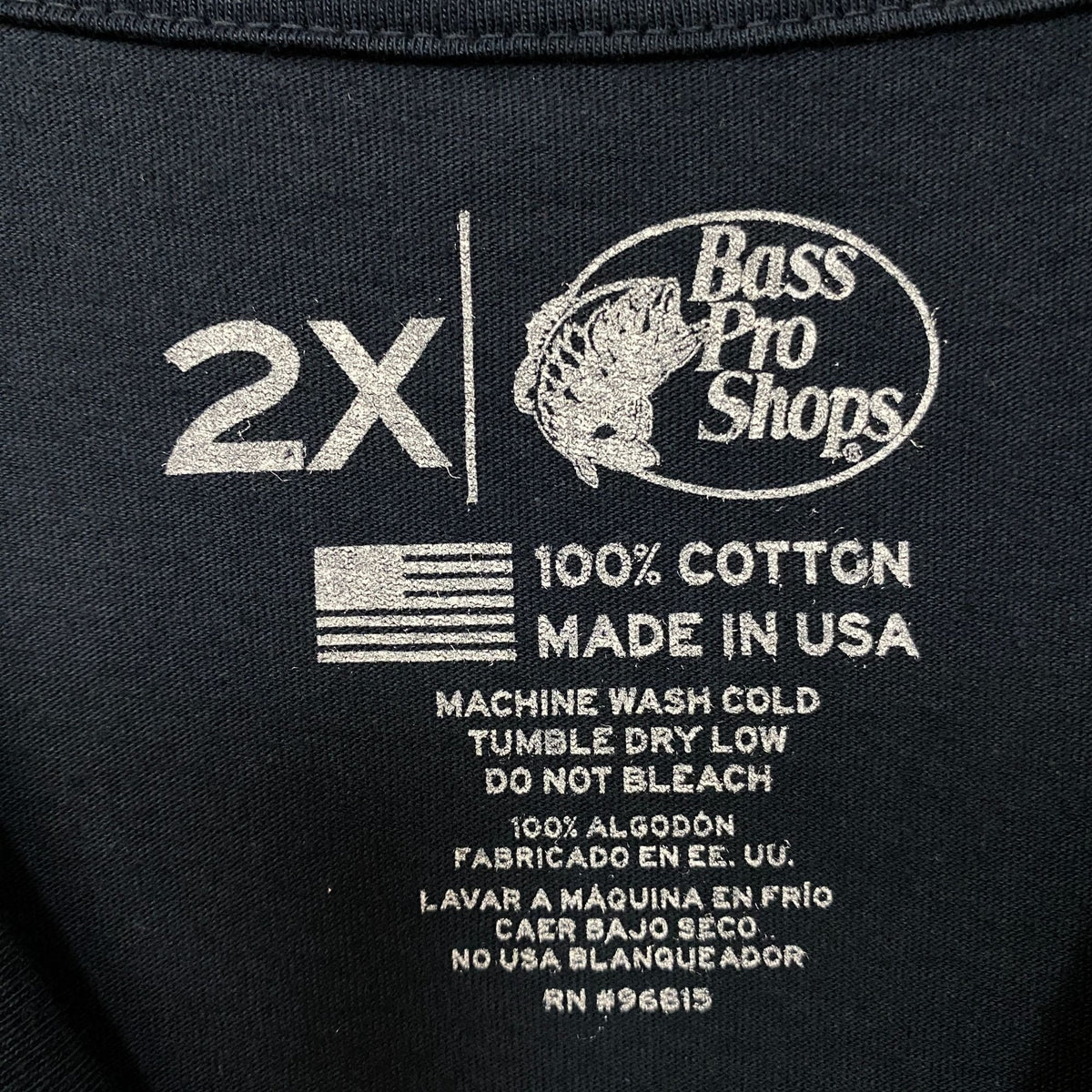 Bass Pro Shops Right To Remain Un-Silent Graphic T-Shirt 2XL product image 4