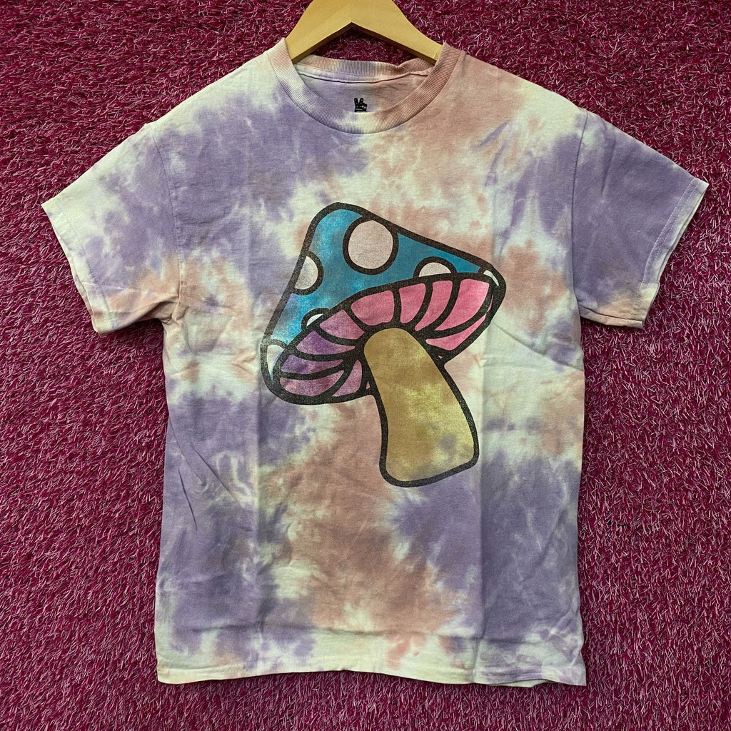 Junk Food Clothing Mushroom Graphic Tie Dye T-Shirt XS product image 1