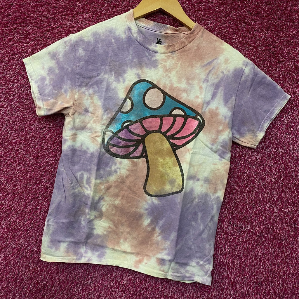 Junk Food Clothing Mushroom Graphic Tie Dye T-Shirt XS product image 3
