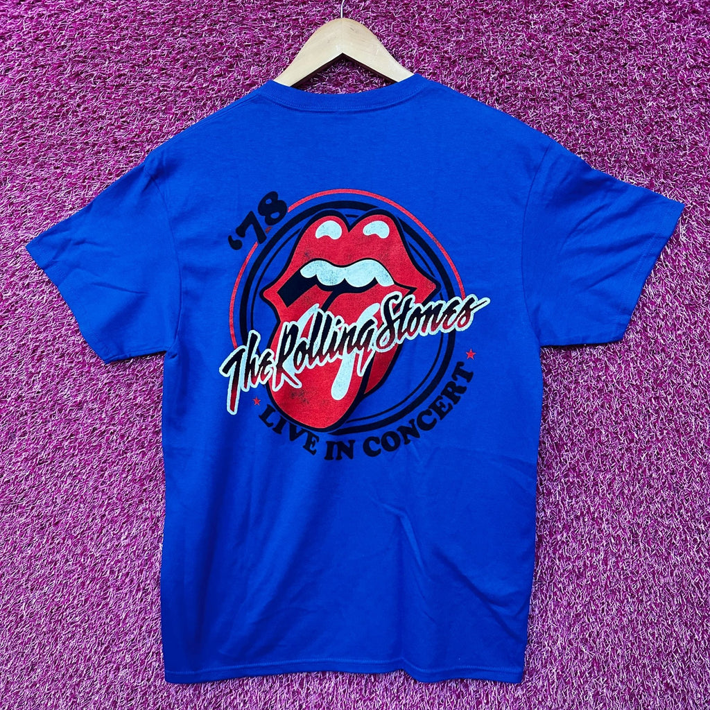 The Rolling Stones 78 live in Concert Rock Tshirt size product image 1