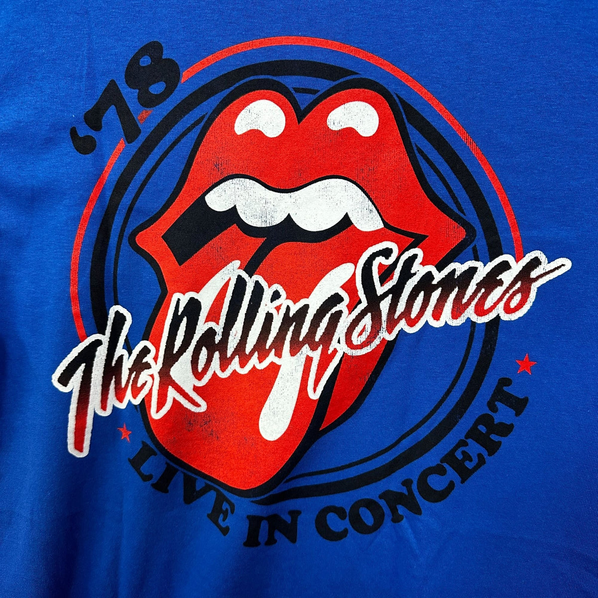 The Rolling Stones 78 live in Concert Rock Tshirt size product image 2