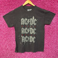 AC/DC Splatter Spell Out Hells Bells Hard Rock Band Tee M product image 1