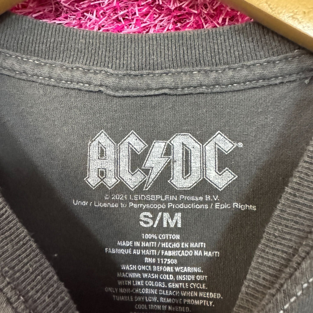 AC/DC Splatter Spell Out Hells Bells Hard Rock Band Tee M product image 4