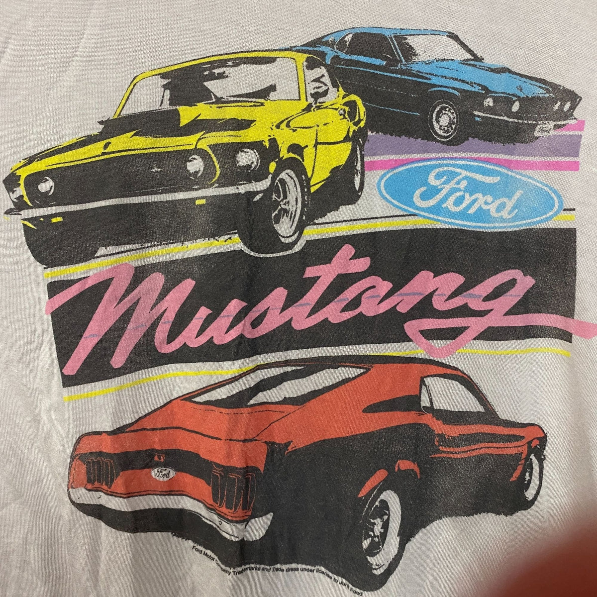 Ford Mustangs Short Sleeve Graphic Women's Tissue T-Shirt product image 2