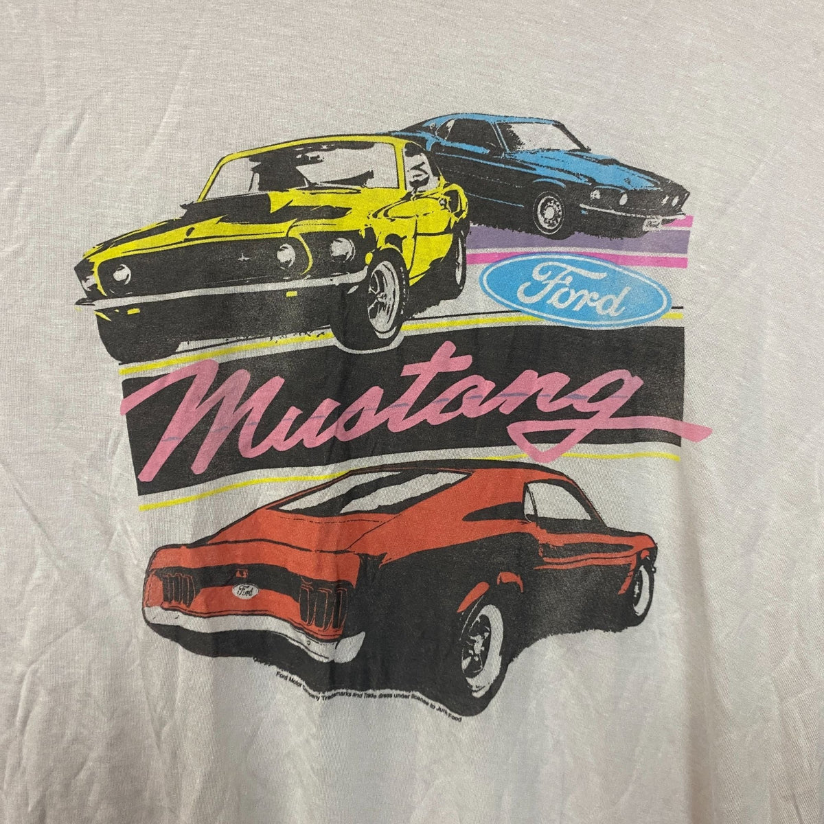 Ford Mustangs Short Sleeve Graphic Women's Tissue T-Shirt product image 4