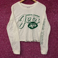 Junk Food Clothing New York Jets Long Sleeve Crop Tee Small product image 1