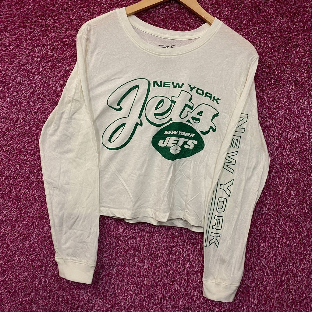 Junk Food Clothing New York Jets Long Sleeve Crop Tee Small product image 3
