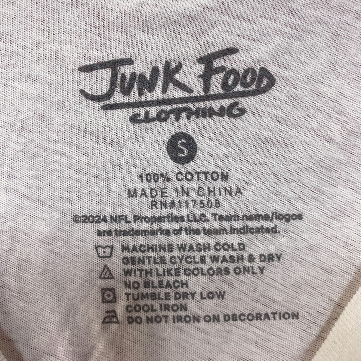 Junk Food Clothing New York Jets Long Sleeve Crop Tee Small product image 4