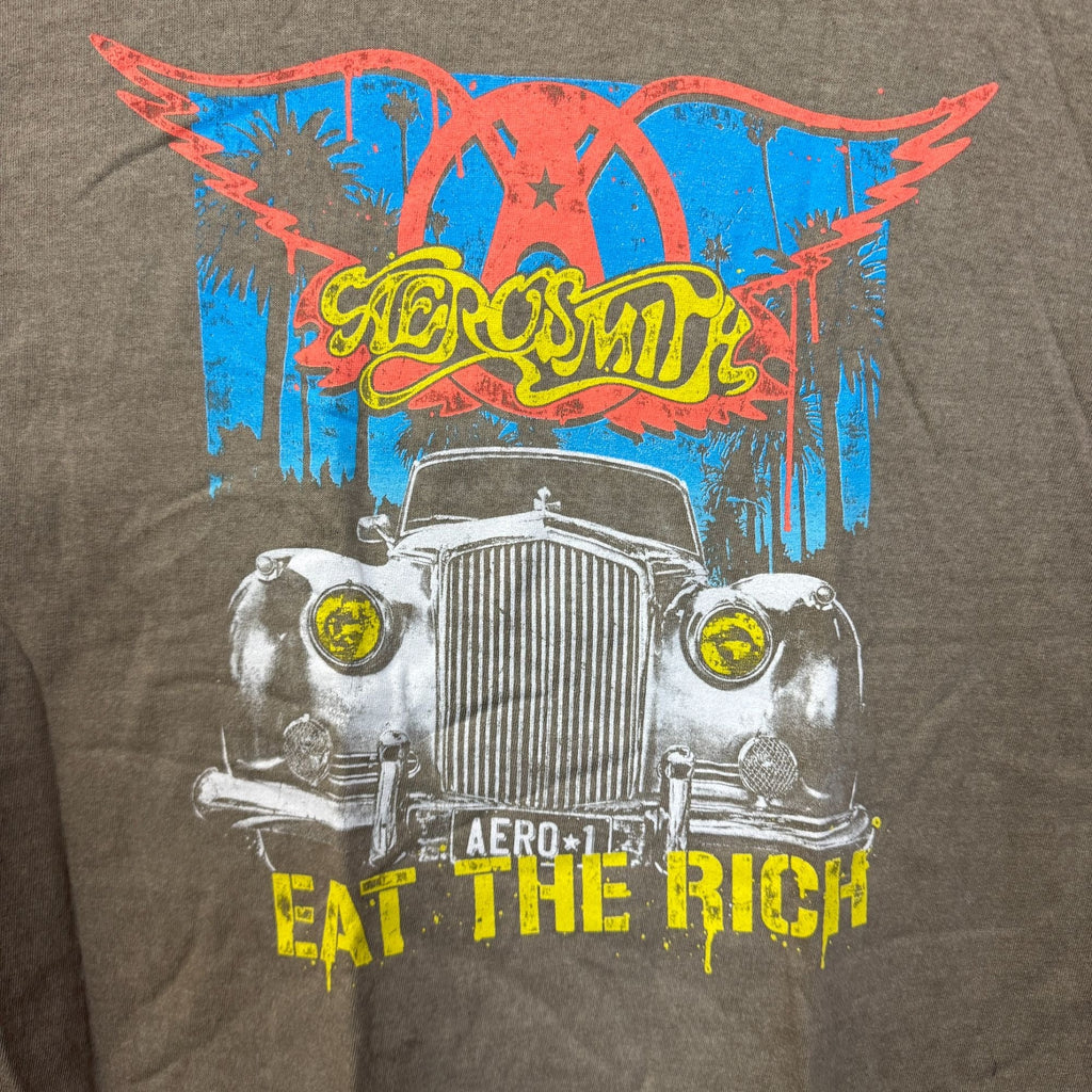 Aerosmith Eat The Rich Album Cover Art Arena Rock Band Tee M product image 2