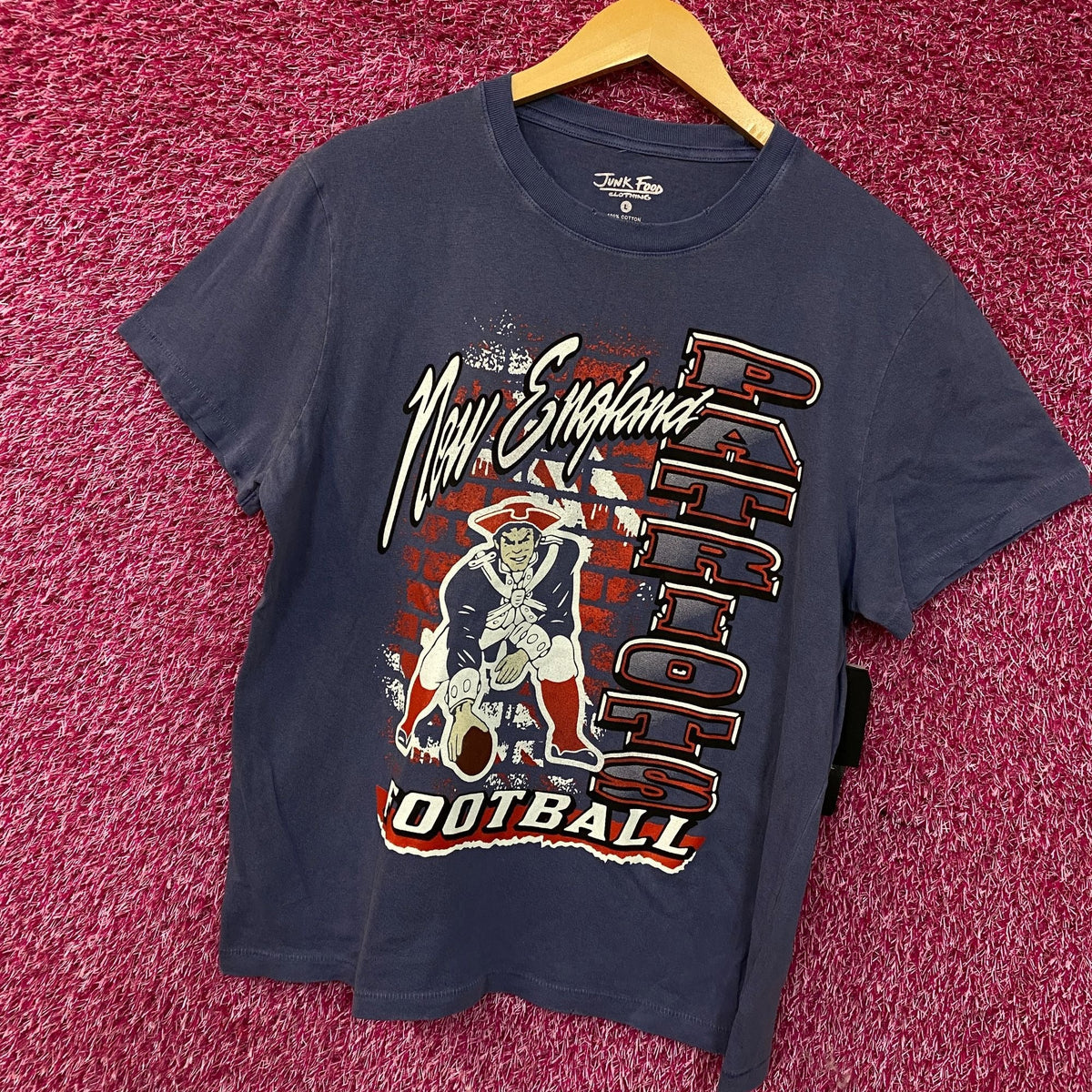 Junk Food Clothing New England Patriots Brick Vintage Style product image 3