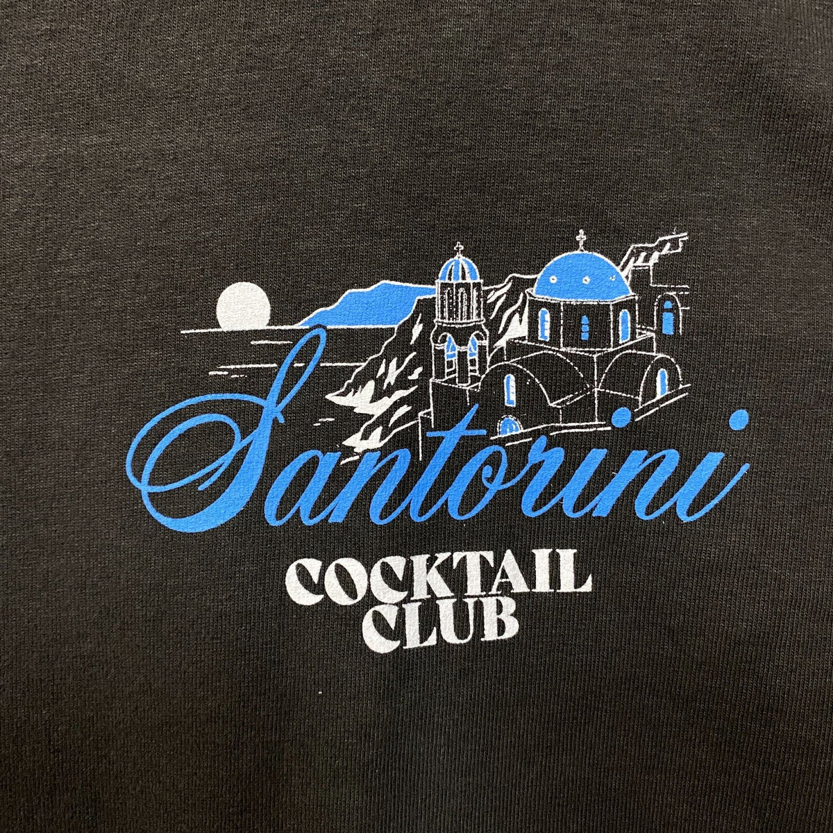 Strange Daze Santorini Cocktail Club Graphic T-Shirt Medium product image 3