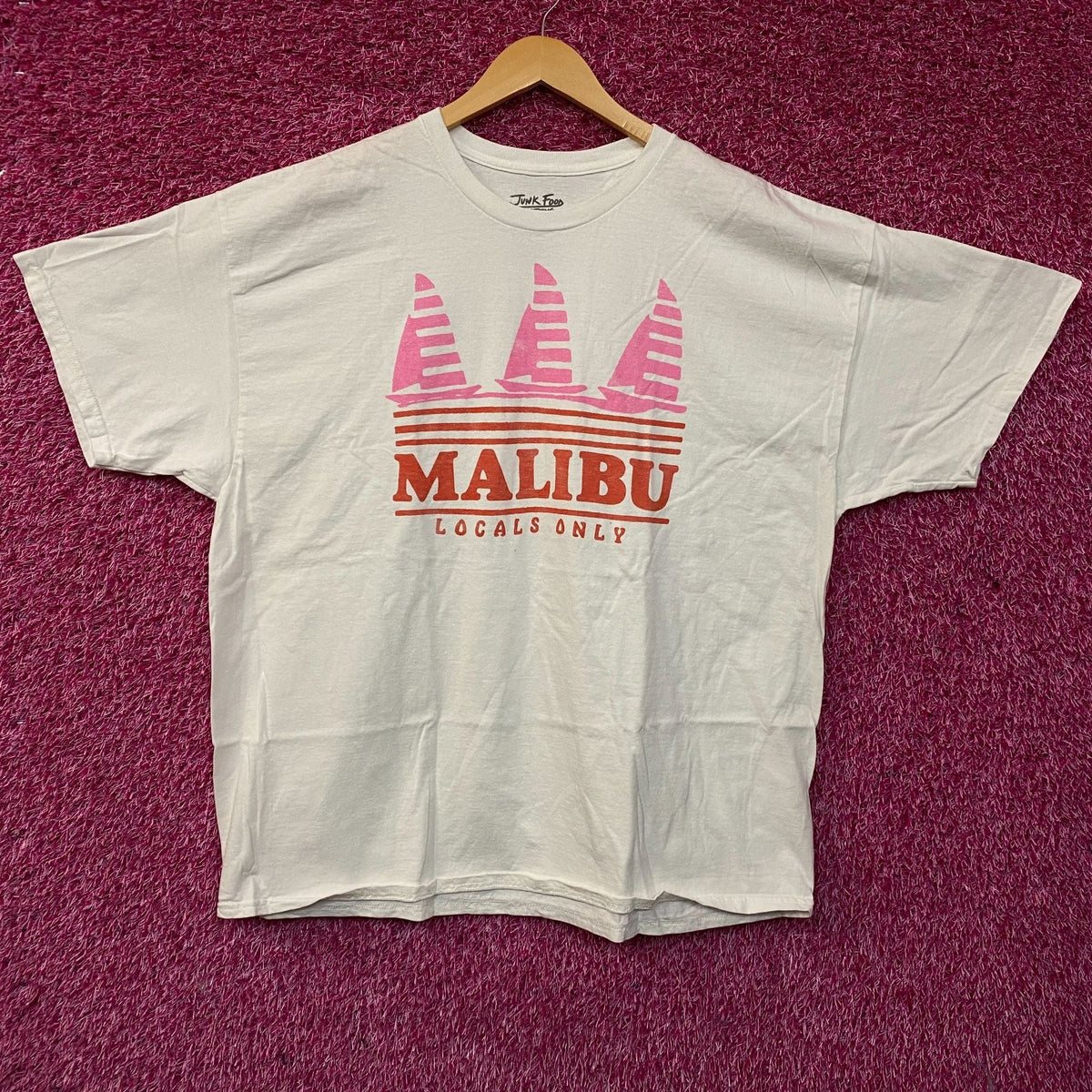 Junk Food Clothing Malibu "Locals Only" Graphic T-Shirt XL product image 1