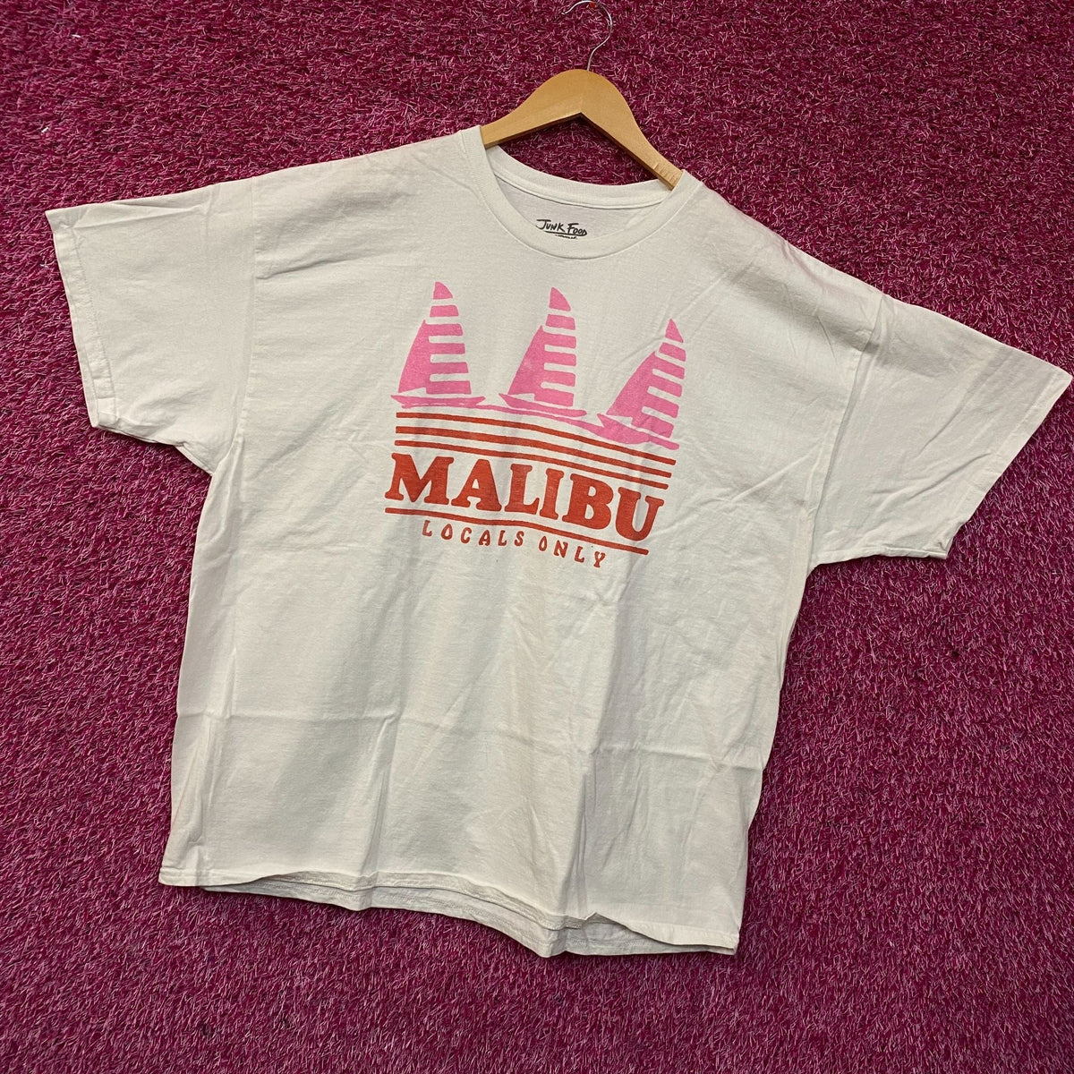 Junk Food Clothing Malibu "Locals Only" Graphic T-Shirt XL product image 3