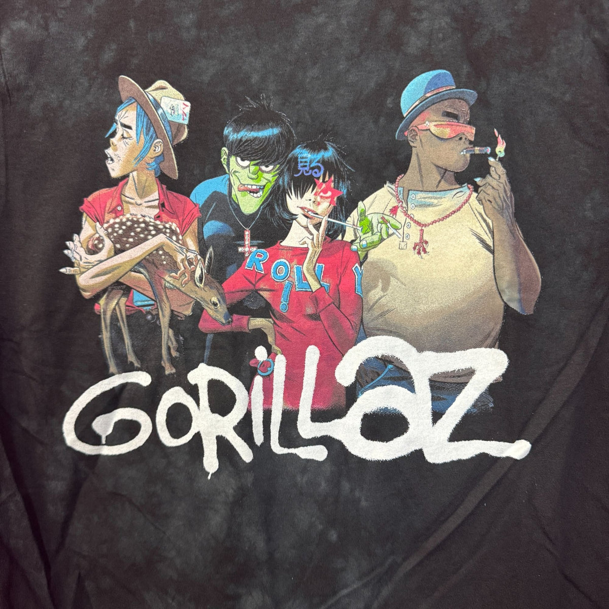 Gorillaz Song Machine Strange Timez Animated Band Tie Dye M product image 2