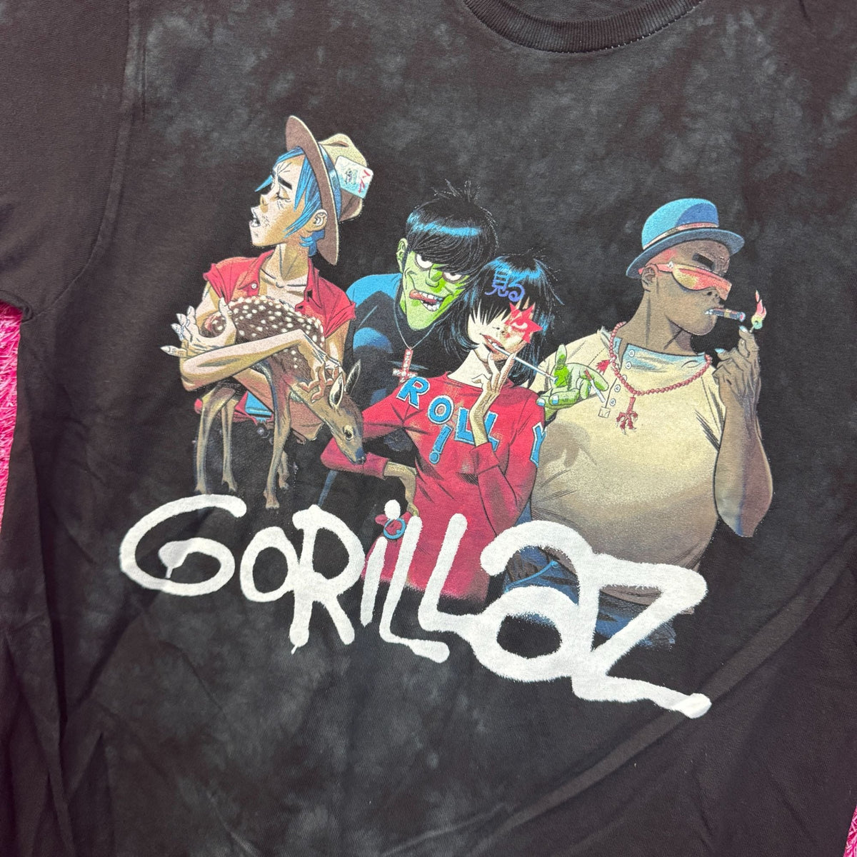 Gorillaz Song Machine Strange Timez Animated Band Tie Dye M product image 4