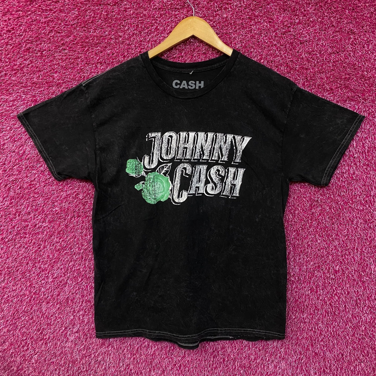Johnny Cash Hat Mineral wash Tshirt size large